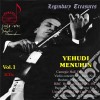 Yehudi Menuhin: Legendary Treasures Vol. 1: 1940 Carnegie Hall Concert (Live) (2 Cd) cd