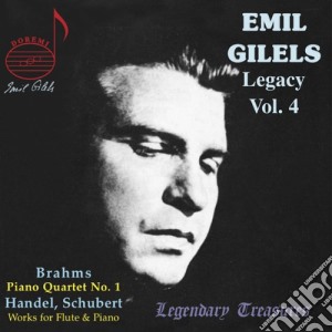 Emil Gilels: Legacy Vol.4 - Brahms, Handel, Schubert cd musicale di Ludwig Van Beethoven