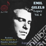 Emil Gilels: Legacy Vol.4 - Brahms, Handel, Schubert cd