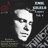 Emil Gilels: Legacy Vol.4 - Brahms, Handel, Schubert cd