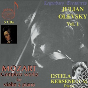 Julian Olevsky: Vol.1 - Mozart Complete Works For Violin & Piano (5 Cd) cd musicale di Olevsky,Julian/Kersenbaum,Estela