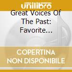 Great Voices Of The Past: Favorite French Exc / Va - Great Voices Of The Past: Favorite French Exc / Va cd