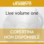 Live volume one cd