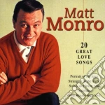 Matt Monro - 20 Great Love Songs cd