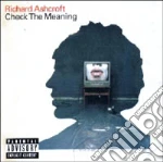 (Music Dvd) Richard Ashcroft - Check The Meaning cd