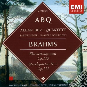 Johannes Brahms - Klarinettenquintett, Op.115 & Streichquintett Nr. 2, Op.111 cd musicale di ALBAN BERG QUARTETT