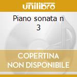Piano sonata n 3 cd