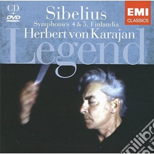 Jean Sibelius - Symphony No.4 & 5 (2 Cd) cd musicale di KARAJAN HERBERT VON