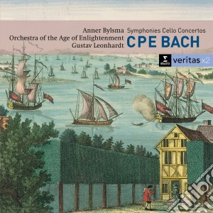 Carl Philipp Emanuel Bach - Symphonies & Cello Concertos (2 Cd) cd musicale di Gustav Leonhardt