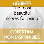 The most beautiful scores for piano cd
