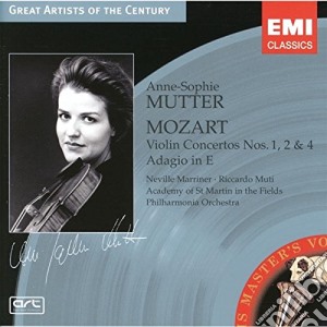 Wolfgang Amadeus Mozart - Violin Concertos Nos. 1, 2 & 4 cd musicale di Anne-sophie Mutter