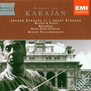 Herbert Von Karajan: Johann Strauss II, Josef Strauss- Karajan Edition cd musicale di Strauss Johann Ii (Junior)