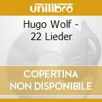 Hugo Wolf - 22 Lieder cd musicale di Wilhelm Furtwangler