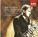Menuhin Favourites: Bruch, Mendelssohn, Chausson cd