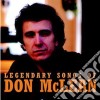 Mclean Don - Legendary Songs Of Don Mclean cd
