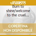 Burn to shine/welcome to the cruel world cd musicale di Ben Harper