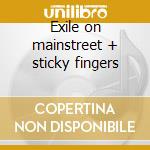 Exile on mainstreet + sticky fingers cd musicale di Rolling Stones