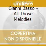 Gianni Basso - All Those Melodies cd musicale di Basso Gianni