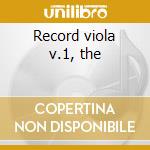Record viola v.1, the cd