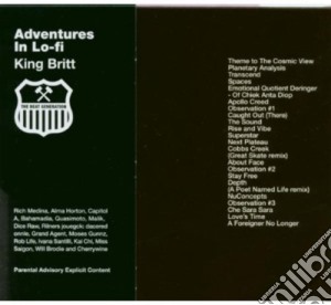 King Britt - Adventures In Lo-Fi cd musicale