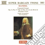Georg Friedrich Handel - Concerti Grossi N.3 Op.3, N.4, N.5, N.6, N.8, N.10, N.12 Op.6, Alexander's Feast (2 Cd) cd