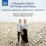Simona Venslovaite / Veronika Kopjova - Lithuanian Music For Violin And Piano cd