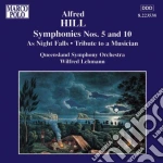 Alfred Hill - Symphonies Nos.5 & 10 cd