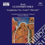 Boris Lyatoshynsky - Symphony No.4 Op.63, N.5 Op.67 'slava' cd