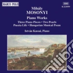 Mihaly Mosonyi - Piano Works 3 Pieces cd