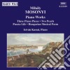 Mihaly Mosonyi - Piano Works 3 Pieces cd