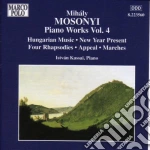 Mihaly Mosonyi - Piano Works Vol.4 cd
