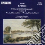 Louis Spohr - String Quintets 1 & 2 cd