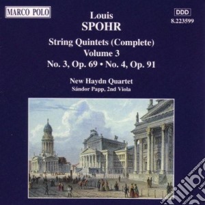 Louis Spohr - Quintetti X Archi Vol.3: Quintetto N.3 Op.69, N.4 Op.91 cd musicale di Louis Spohr