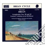 Havergal Brian - Symphony No.20, N.25, Fantastic Variations On An Old Rhyme cd