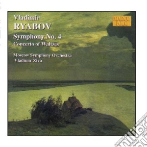 Rybov Vladimir - Symphony No.4 Op.22, Concerto Di Valzer Op.36- Ziva Vladimir Dir/moscow Symphony Orchestra cd musicale di Vladimir Rybov