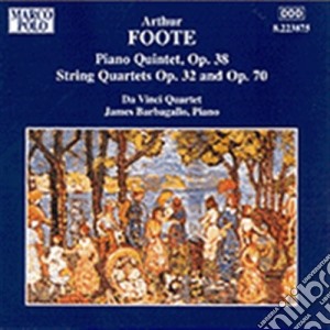 Arthur Foote - Musica Da Camera Vol.1: Quintetto Con Pf Op.38, Quartetto X Archi N.2 Op.32, N.3 cd musicale di Arthur Foote