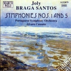 Joly Braga Santos - Symphonies Nos.1 & 5 cd musicale di Braga santos joly