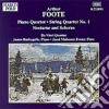 Arthur Foote - Musica Da Camera Vol.2: Quartetto Con Pf Op.23, Quartetto X Archi N.1 Op.4, Nott cd