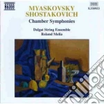 Nikolai Myaskovsky / Dmitri Shostakovich - Chamber Symphonies cd