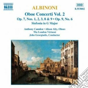 Tomaso Albinoni - Oboe Concerti Vol.2 cd musicale di Albinoni tomaso giov