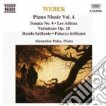 Carl Maria Von Weber - Opere X Pf (integrale) Vol.4: Sonata N.4 Op.70 cd