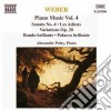 Carl Maria Von Weber - Opere X Pf (integrale) Vol.4: Sonata N.4 Op.70 cd