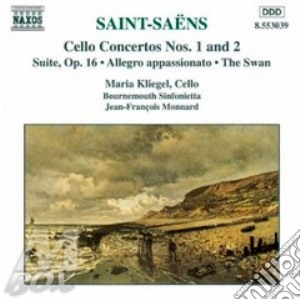 Camille Saint-Saens - Concerto X Vlc N.1 Op.33, N.2 Op.119, Suite Op.16, Allegro Appassionato Op.43, I cd musicale di Saens Saint