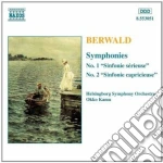 Franz Berwald - Symphonies Nos.1 & 2 cd