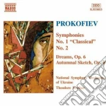 Sergei Prokofiev - Symphony No.1 Op.25 'classica', Sinfonian.2 Op.40, Sogni Op.6, Schizzo Autunnale cd