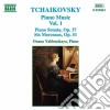 Pyotr Ilyich Tchaikovsky - Piano Music cd