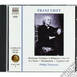 Franz Liszt - Opere X Pf (integrale) Vol. 3: Harmonies Poetiques Et Religeuses, Les Morts, Res cd musicale di Franz Liszt