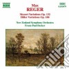 Max Reger - Mozart Variations Op.132, Hiller Variatios Op.100 cd