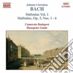 Johann Christian Bach - Sinfonie (integrale) Vol.1: Nn.1 - 6 Op.3 cd