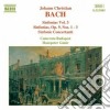 Johann Christian Bach - Sinfonie (integrale) Vol.3: Nn.1 - 3 Op.9, Sinfonie Concertanti T.284 - 4, T.286 / 6 cd
